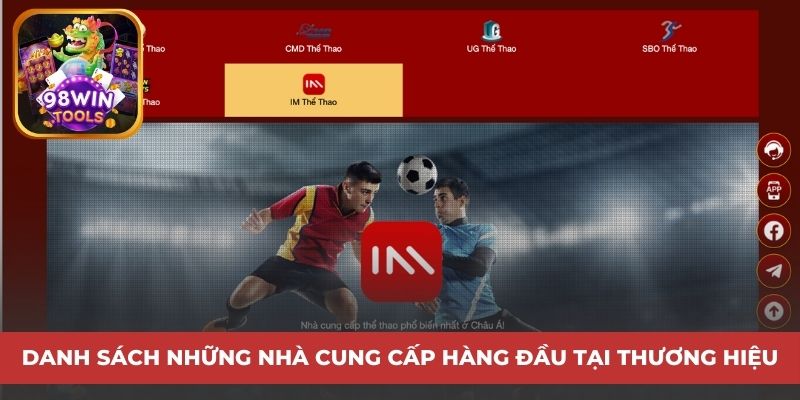 Danh sách những nhà cung cấp hàng đầu tại thương hiệu